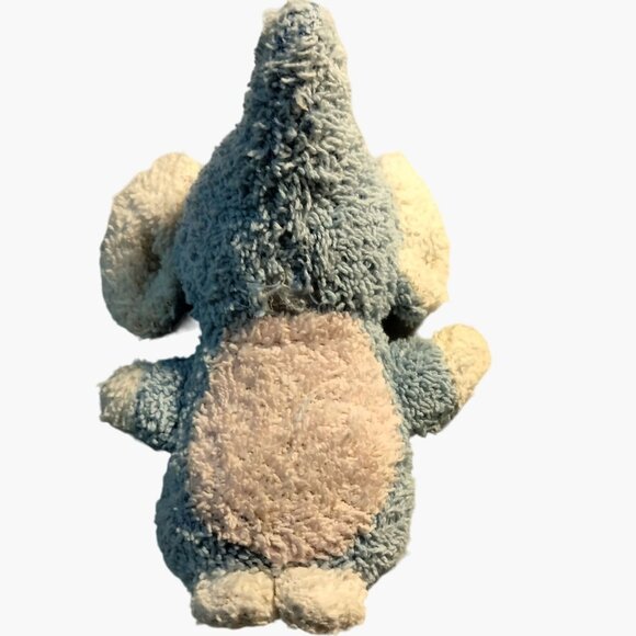 Plush Baby Elephant Toy Vintage Blue Pink Terrycloth Lovey - Picture 2 of 6